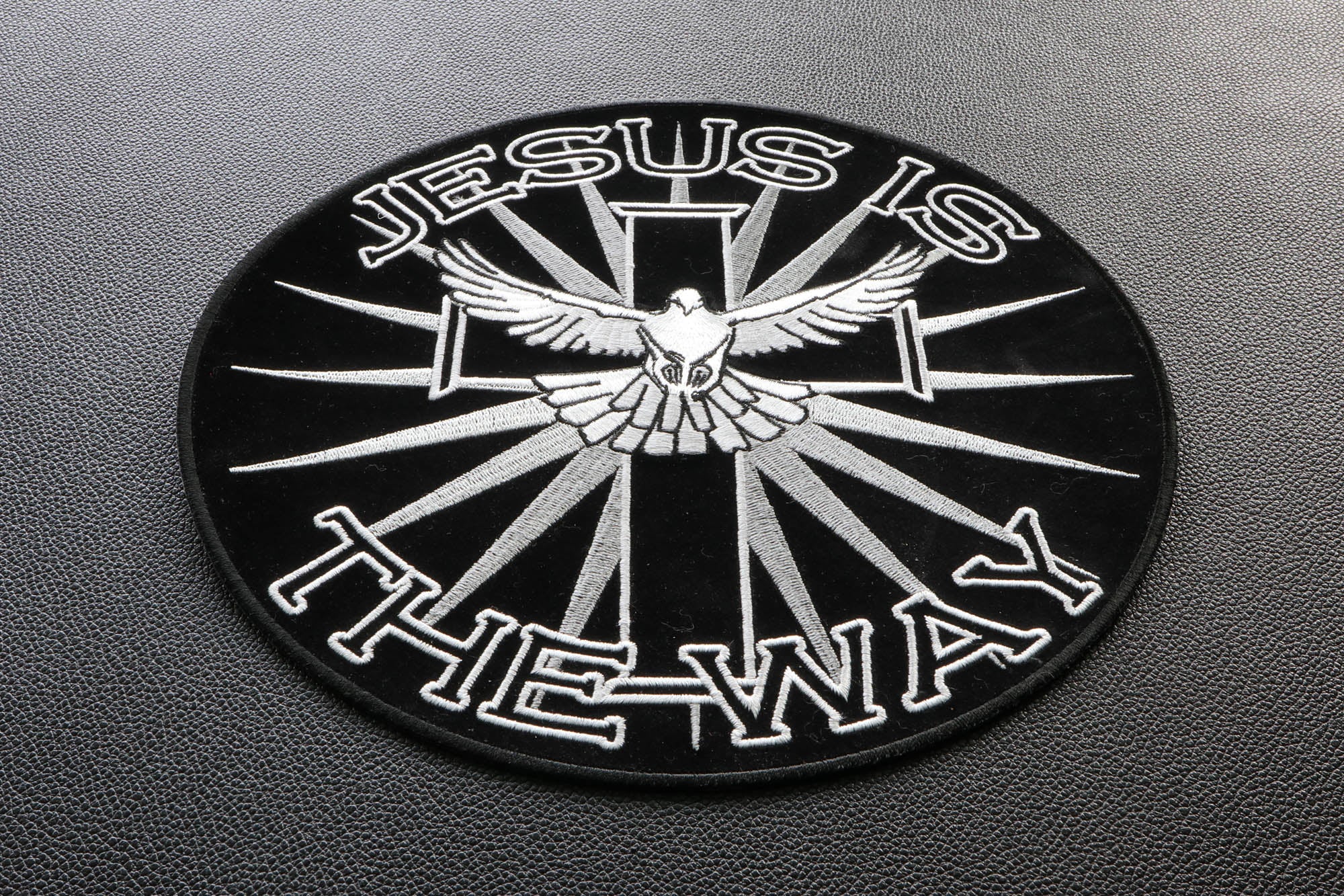 Jesus is the Way Patch - Wear Your Faith with Confidence and Truth ( 3 x 3 inches )